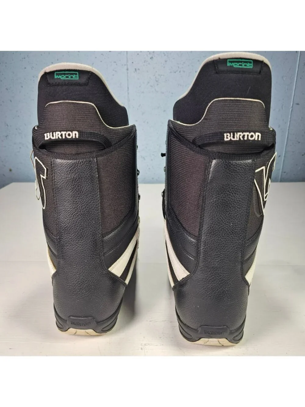 Burton Tribute Snowboard Boots Men's Size 12 Black Imprint Liner